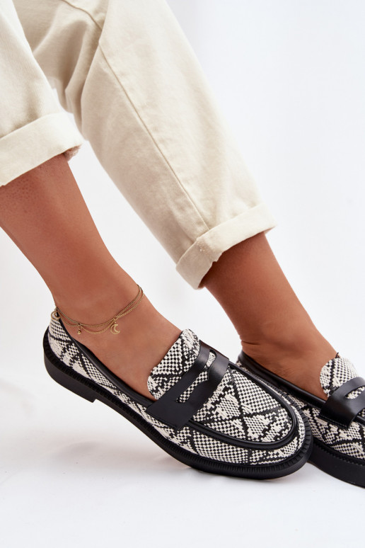 mocassini da donna Elegantellato colore nero Barisa