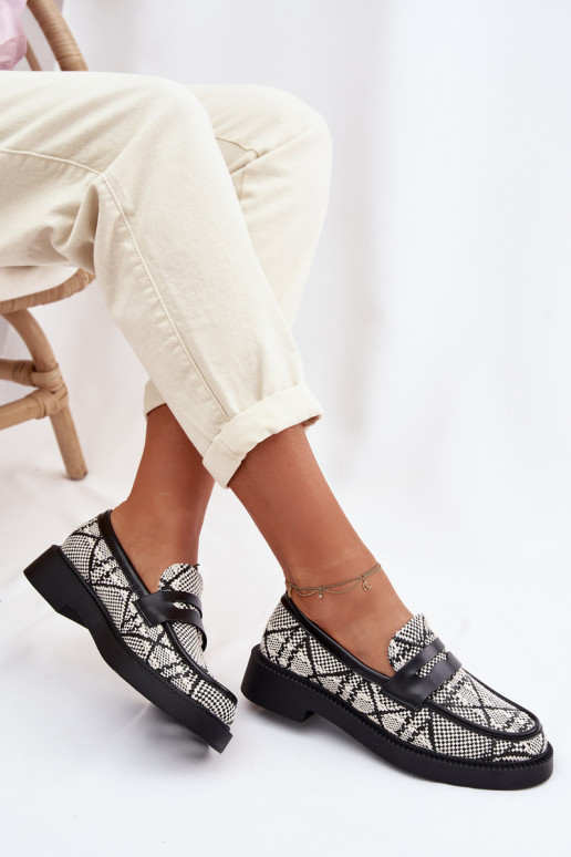 mocassini da donna Elegantellato colore nero Barisa