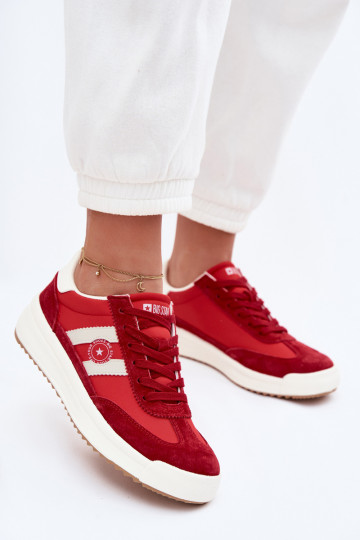 Scarpe sportive da donna Big Star TT274158 color rosso 2
