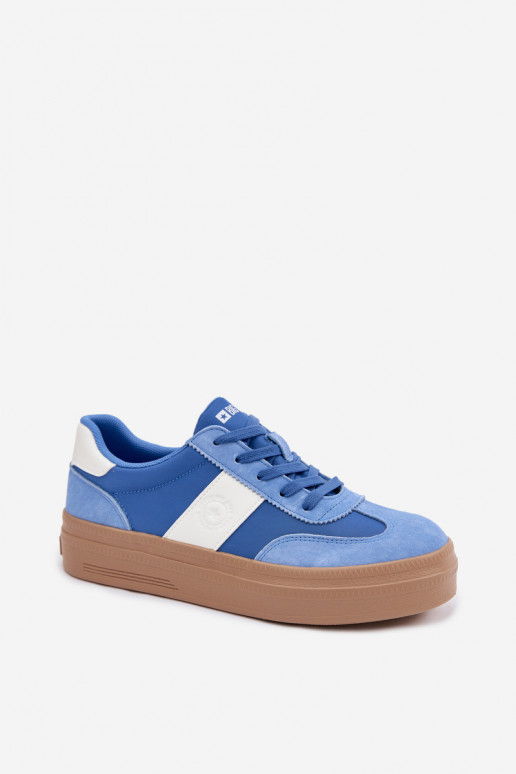 dalla pelle scamosciata Scarpe modello sneakers Femminile Big Star TT274165 colore blu