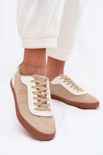 Scarpe sportive da donna Big Star TT274420 color sabbia 2