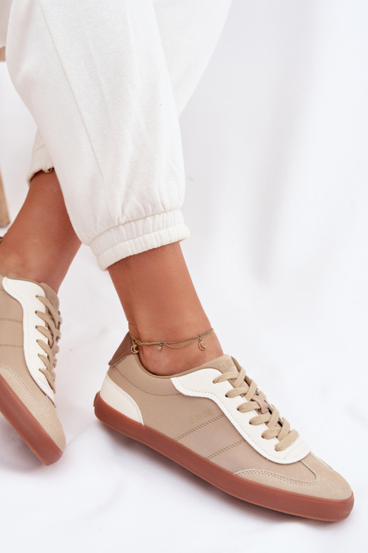 Scarpe modello sneakers Femminile Big Star TT274420 beige