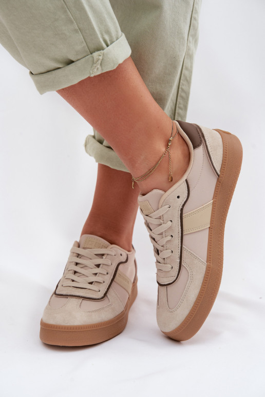 Scarpe modello sneakers Femminile Big Star TT274174 beige
