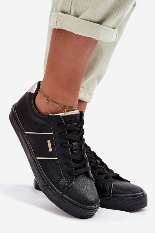 Scarpe modello sneakers Femminile con elementi traforati Big Star TT274290 colore nero