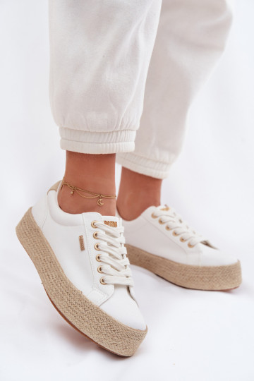 scarpe casual Espadrillas con una piattaforma Big Star TT274349 Colore bianco 2