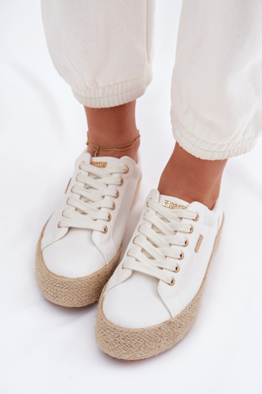 scarpe casual Espadrillas con una piattaforma Big Star TT274349 Colore bianco