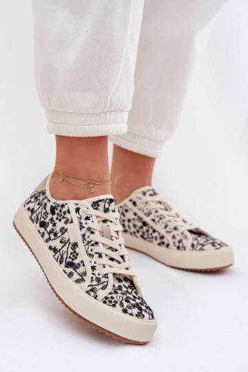 Scarpe sportive da donna Big Star TT274842 color avorio