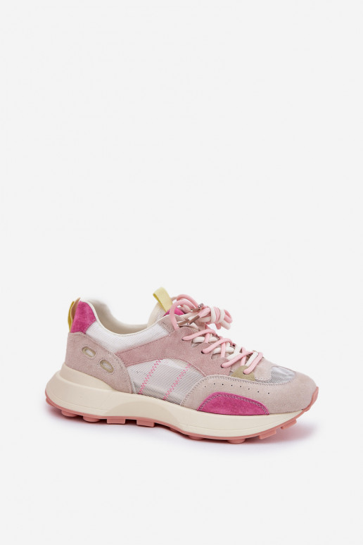 dalla pelle scamosciata scarpe da ginnastica Scarpe modello sneakers Femminile Vinceza 66725 Colori differenti