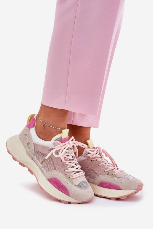 dalla pelle scamosciata scarpe da ginnastica Scarpe modello sneakers Femminile Vinceza 66725 Colori differenti