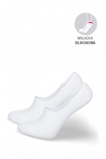 Calze in microfibra da uomo bianche