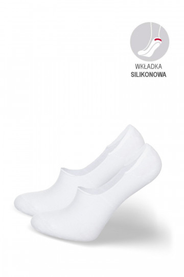 Calze in microfibra di bambù da uomo bianche