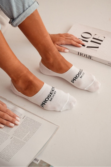 Calzini da donna Micropiè di pagina PROSECCO MOOD Colore bianco