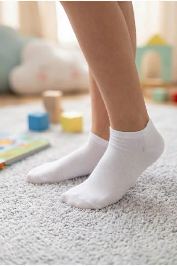 Calzini per bambini color bianco candido