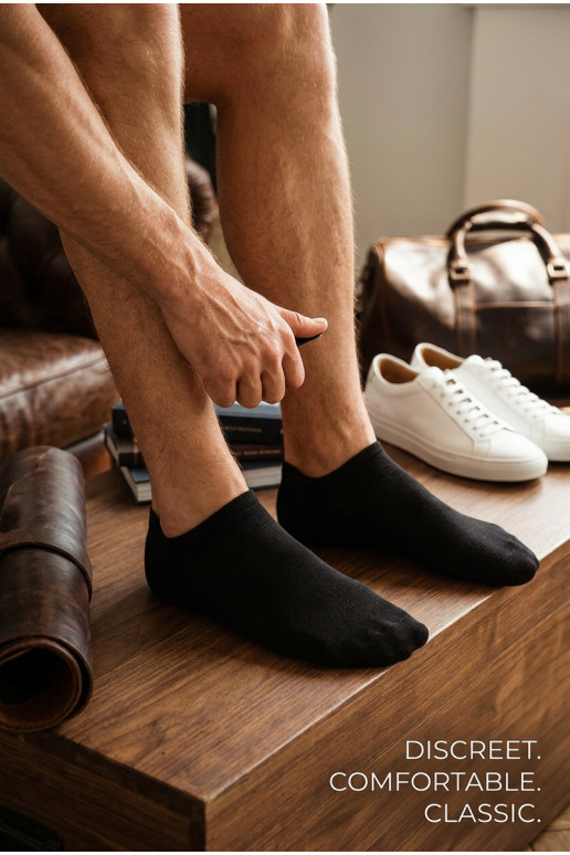 Calzini da uomo Stopki ULTRA CIENKIE colore nero