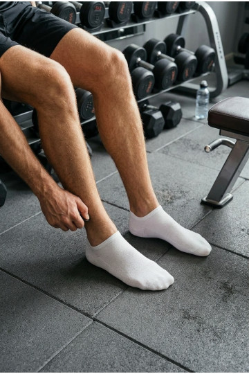 Calze da uomo Stopki ULTRA SOTTILI color bianco 2