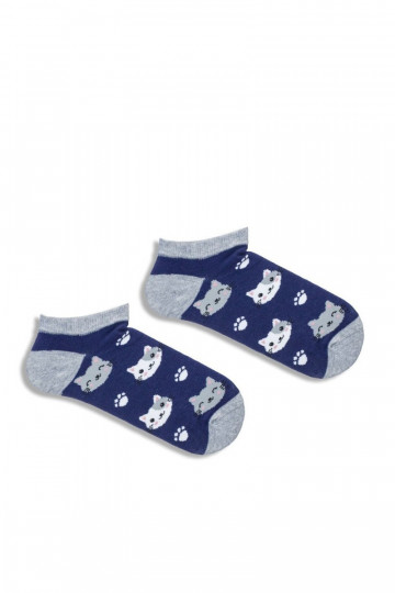 Calzini per bambini Gatti color blu scuro