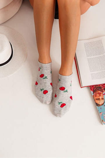 Calzini Femminile INiśnie colore grigio