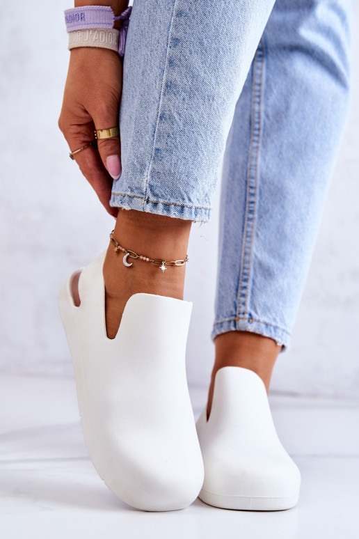 Ciabatte in gomma Colore bianco Meriko II GAT.