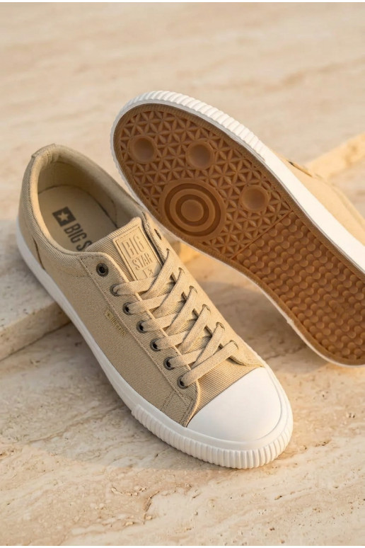 Basso Scarpe casual da uomo Big Star TT174115 beige