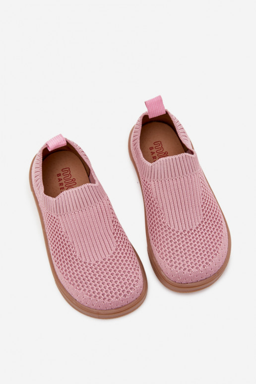 Pantofole slip-on Barefoot Infantile Milami colore rosa Deveriselle