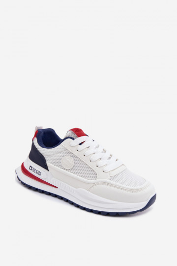 Scarpe sportive da uomo Big Star TT174315 Hi-Poly System bianche