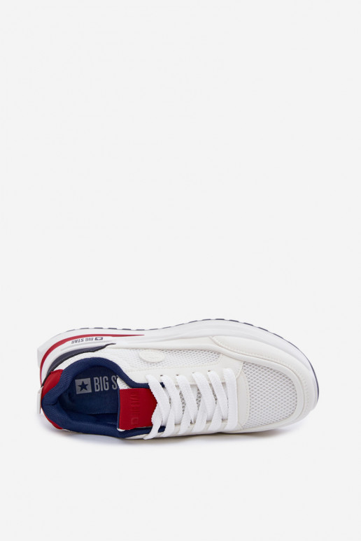 scarpe da ginnastica per uomo Big Star TT174315 Hi-Poly System Colore bianco