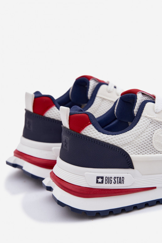 scarpe da ginnastica per uomo Big Star TT174315 Hi-Poly System Colore bianco