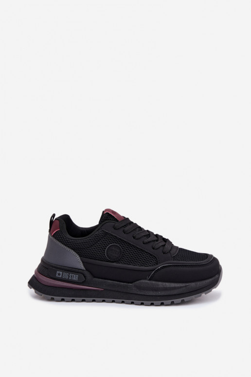 scarpe da ginnastica per uomo Big Star TT174317 Hi-Poly System colore nero