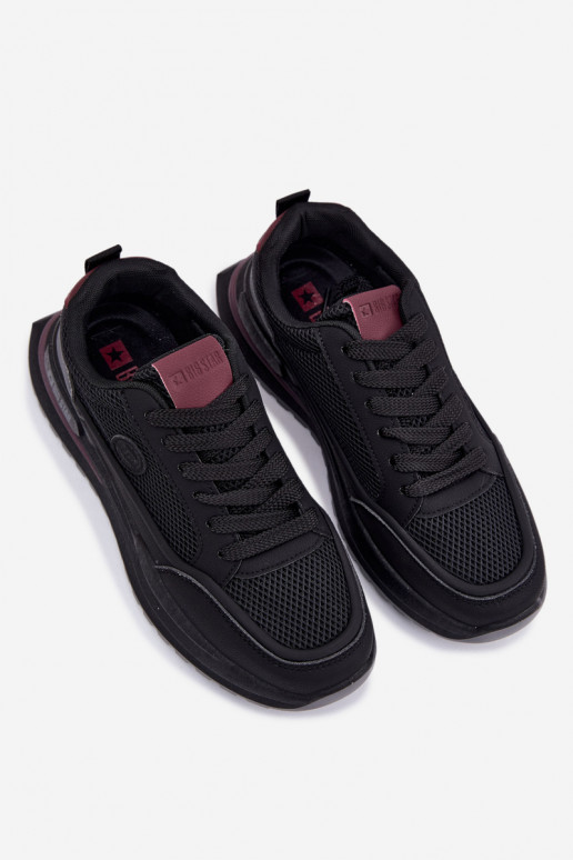 scarpe da ginnastica per uomo Big Star TT174317 Hi-Poly System colore nero