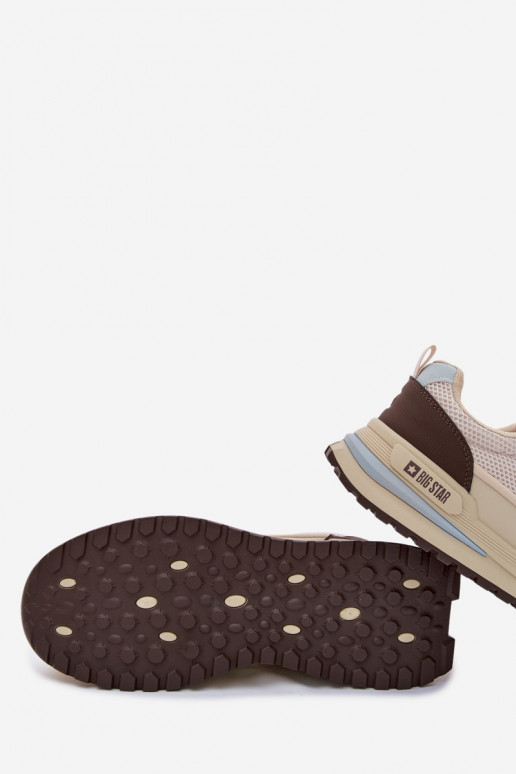 scarpe da ginnastica per uomo Big Star TT174316 Hi-Poly System beige