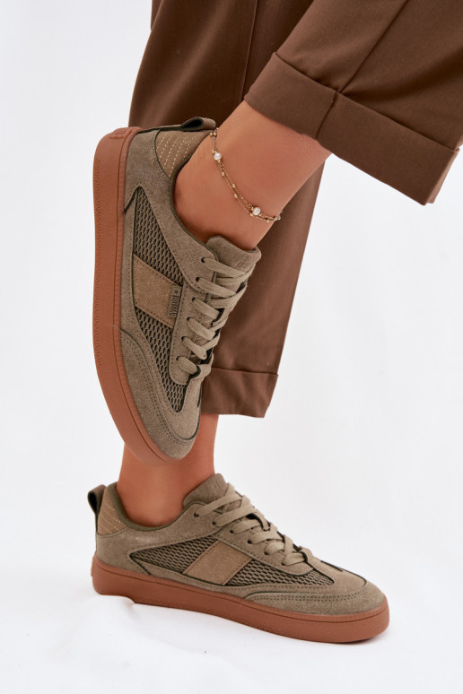 Scarpe modello sneakers Femminile Big Star TT274761 colore kaki