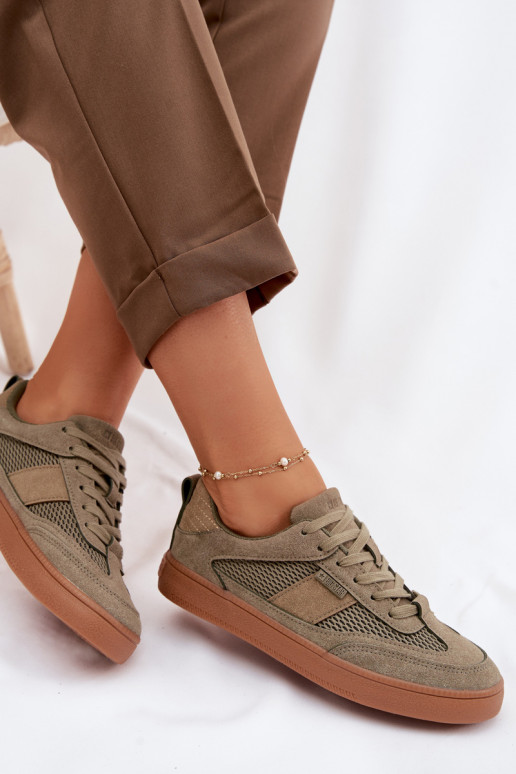 Scarpe modello sneakers Femminile Big Star TT274761 colore kaki