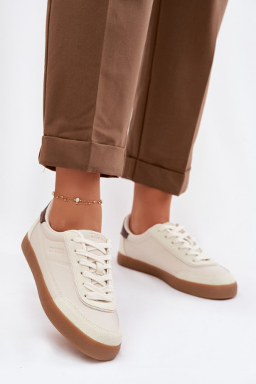 Scarpe modello sneakers Femminile in ecopelle Big Star TT274311 colore avorio