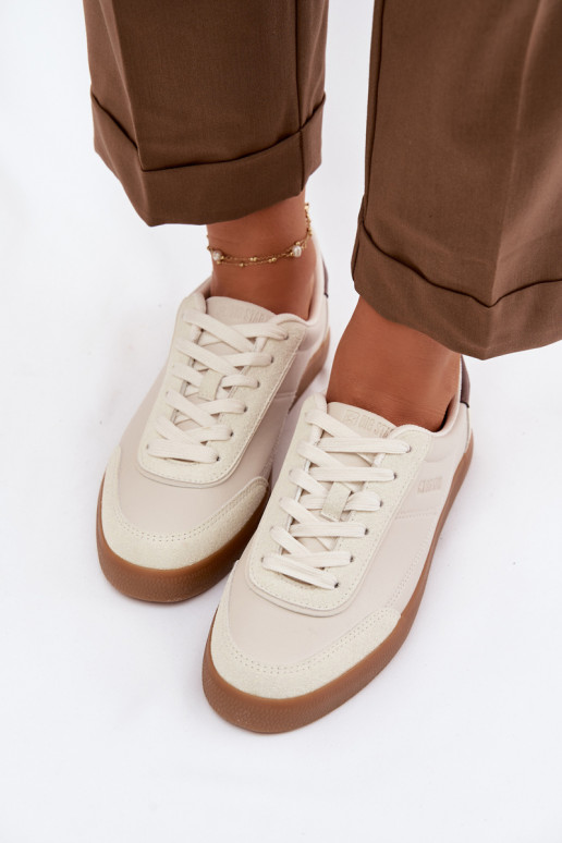 Scarpe modello sneakers Femminile in ecopelle Big Star TT274311 colore avorio