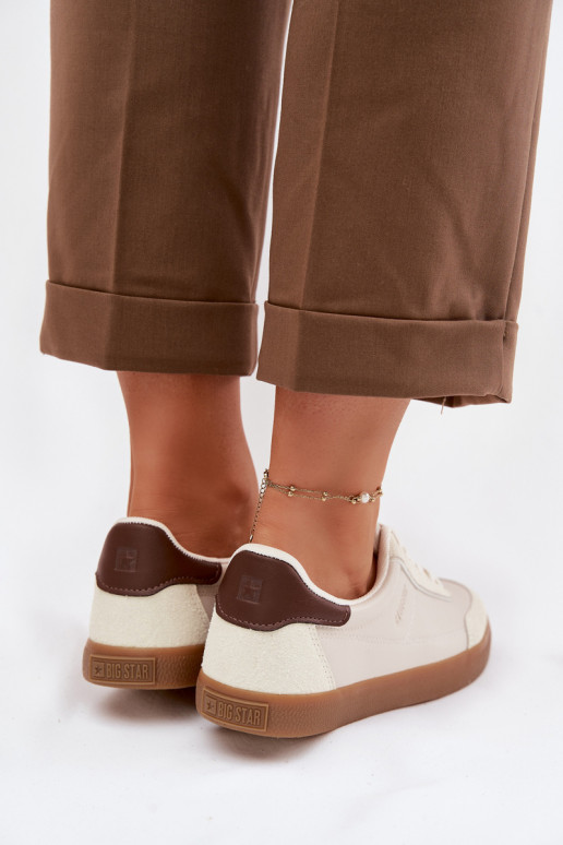Scarpe modello sneakers Femminile in ecopelle Big Star TT274311 colore avorio