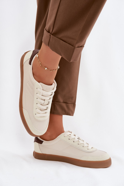 Scarpe modello sneakers Femminile in ecopelle Big Star TT274311 colore avorio