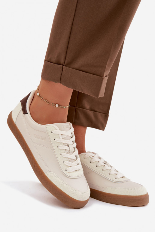 Scarpe modello sneakers Femminile in ecopelle Big Star TT274311 colore avorio