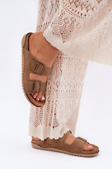 Pantofole da donna Inblu preventivo AA000068 colore marrone