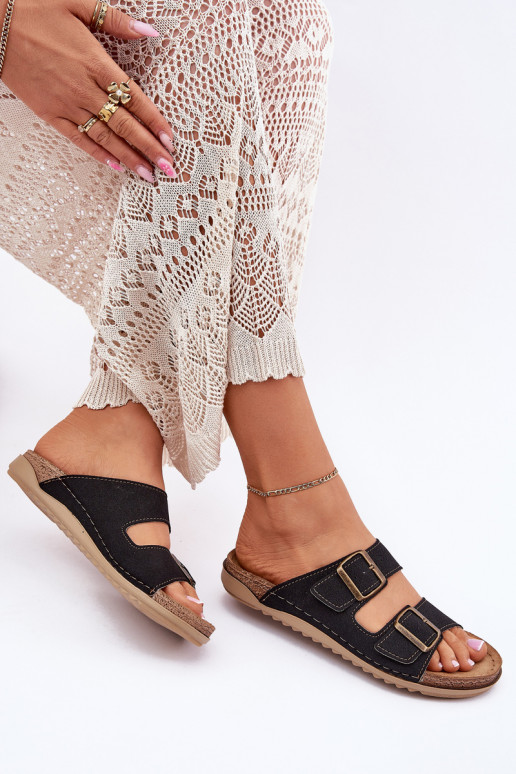 Pantofole da donna Inblu preventivo AA000068 colore nero