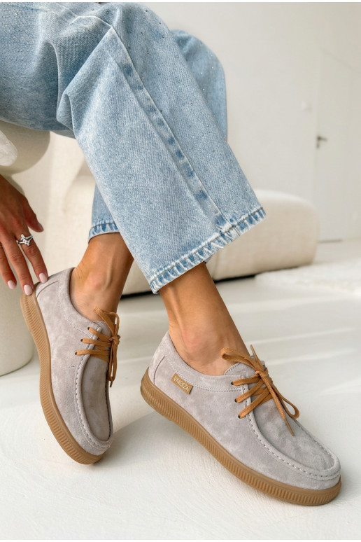 scarpeAbilitatoturalnego dalla pelle scamosciatau Vinceza 95391 beige