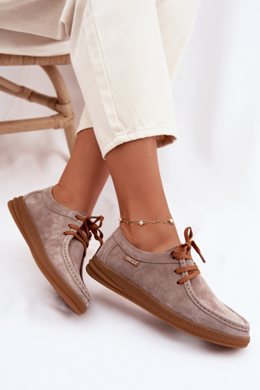 scarpeAbilitatoturalnego dalla pelle scamosciatau Vinceza 95391 beige