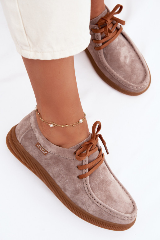 scarpeAbilitatoturalnego dalla pelle scamosciatau Vinceza 95391 beige