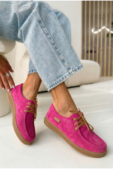 scarpeAbilitatoturalnego dalla pelle scamosciatau Vinceza 95391 colore rosa