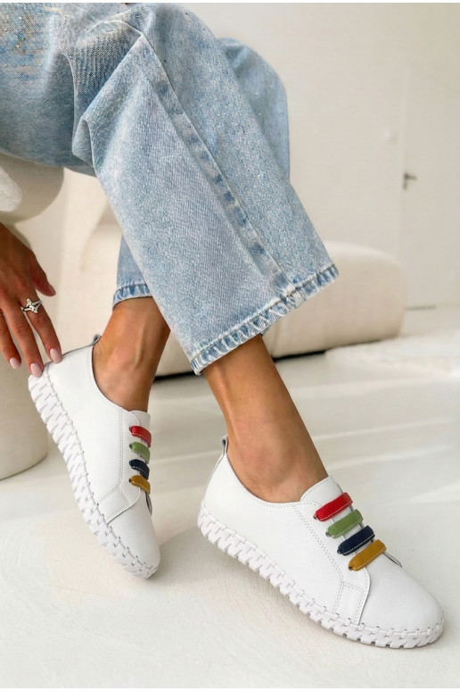 Pelle scarpe Femminile Vinceza 95376 Colore bianco