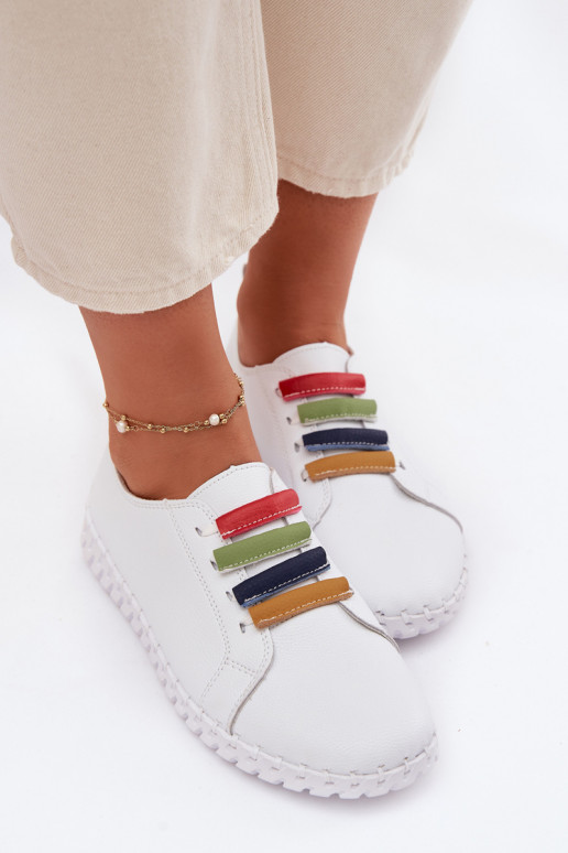 Pelle scarpe Femminile Vinceza 95376 Colore bianco