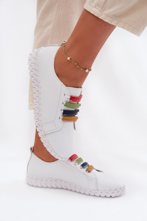 Pelle scarpe Femminile Vinceza 95376 Colore bianco