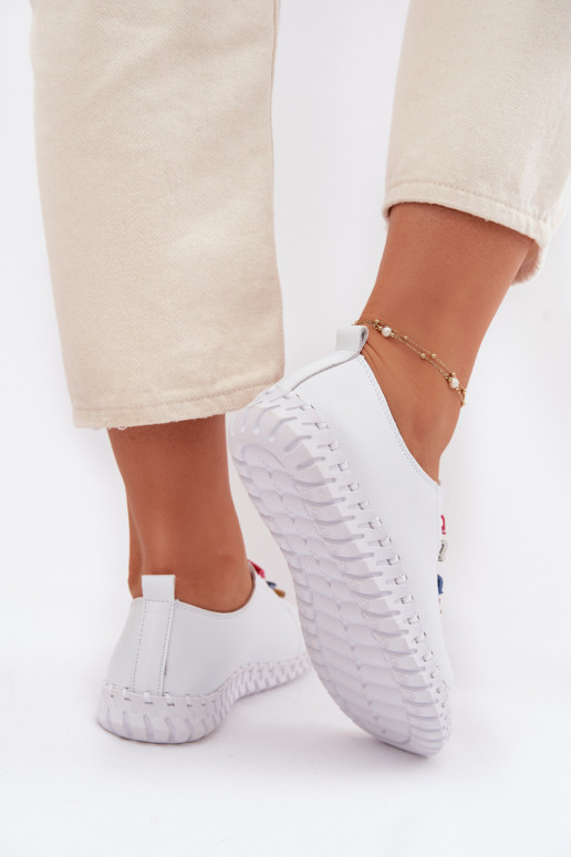 Pelle scarpe Femminile Vinceza 95376 Colore bianco