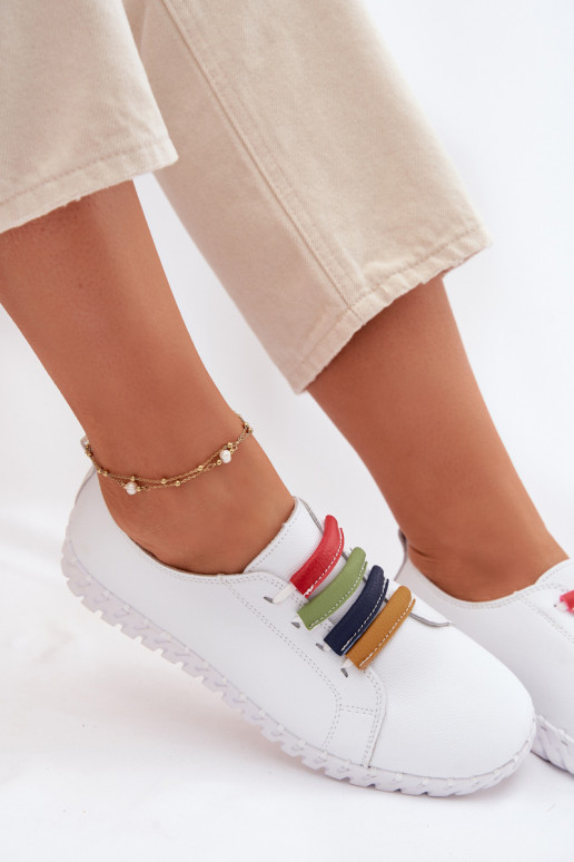 Pelle scarpe Femminile Vinceza 95376 Colore bianco