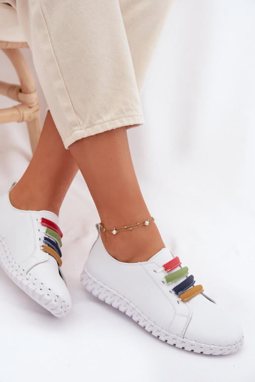 Pelle scarpe Femminile Vinceza 95376 Colore bianco