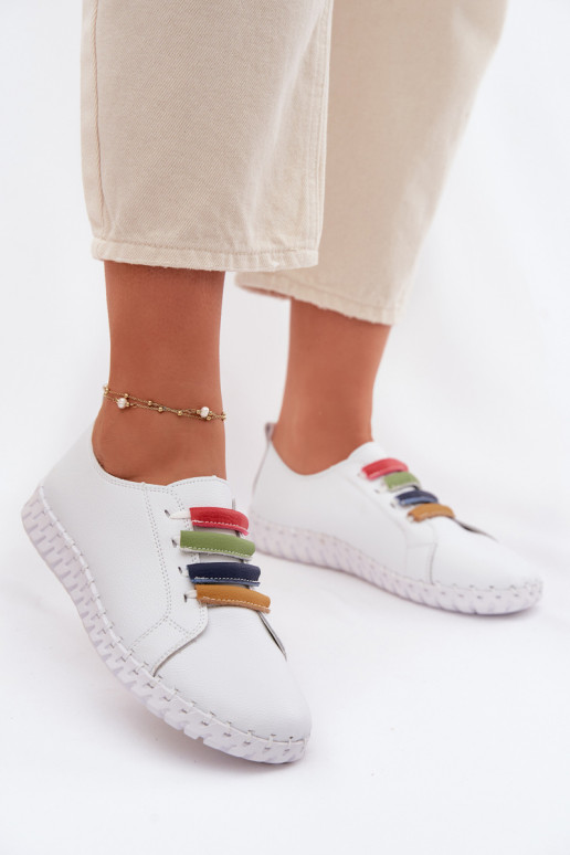 Pelle scarpe Femminile Vinceza 95376 Colore bianco